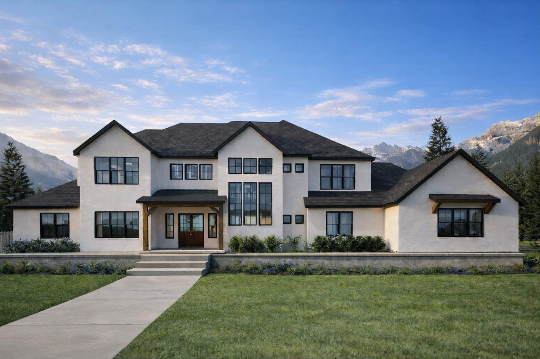 Custom Home Rendering